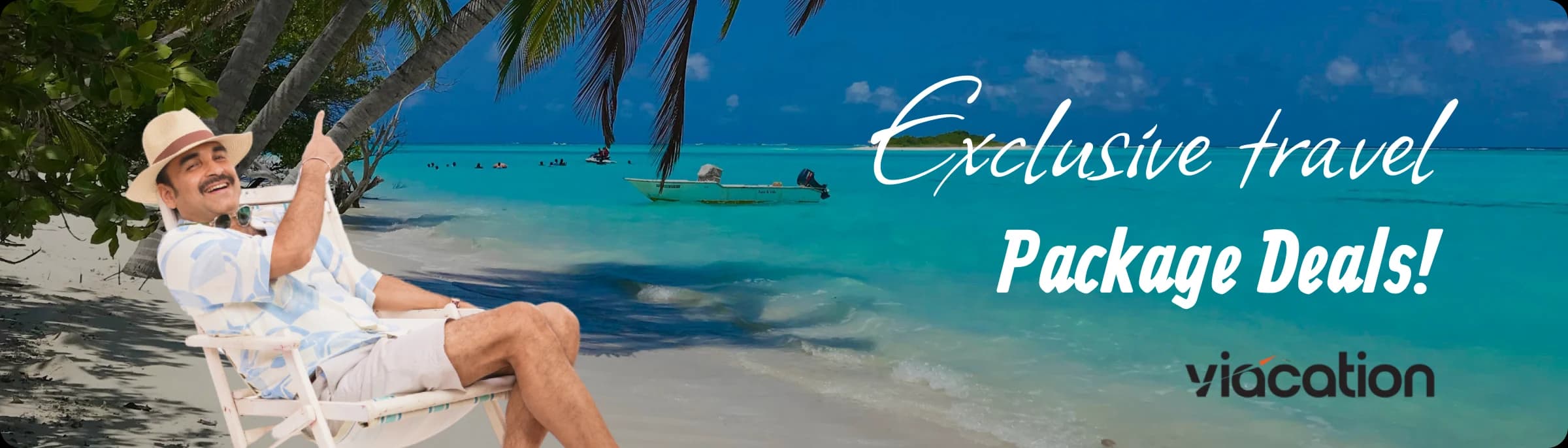 Beach scene banner
